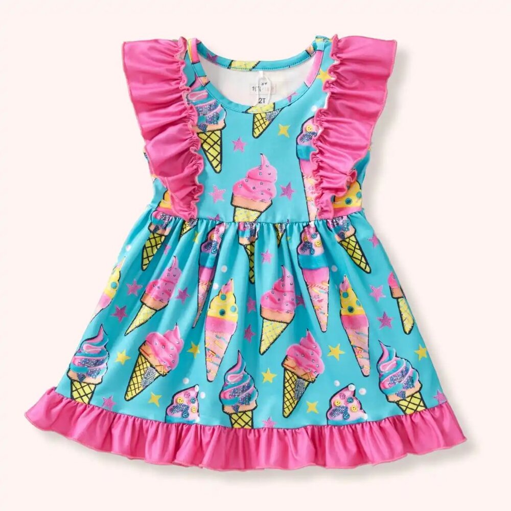 Pete+Lucy Ice Cream Dream Dress NWT Sz 5